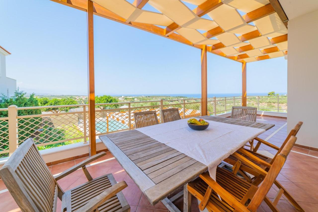 Estella Villa with Pool, Children Area, BBQ&Magnificent Views! Astérion Esterno foto