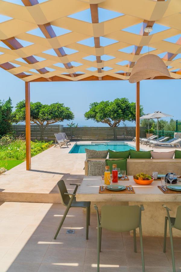 Estella Villa with Pool, Children Area, BBQ&Magnificent Views! Astérion Esterno foto