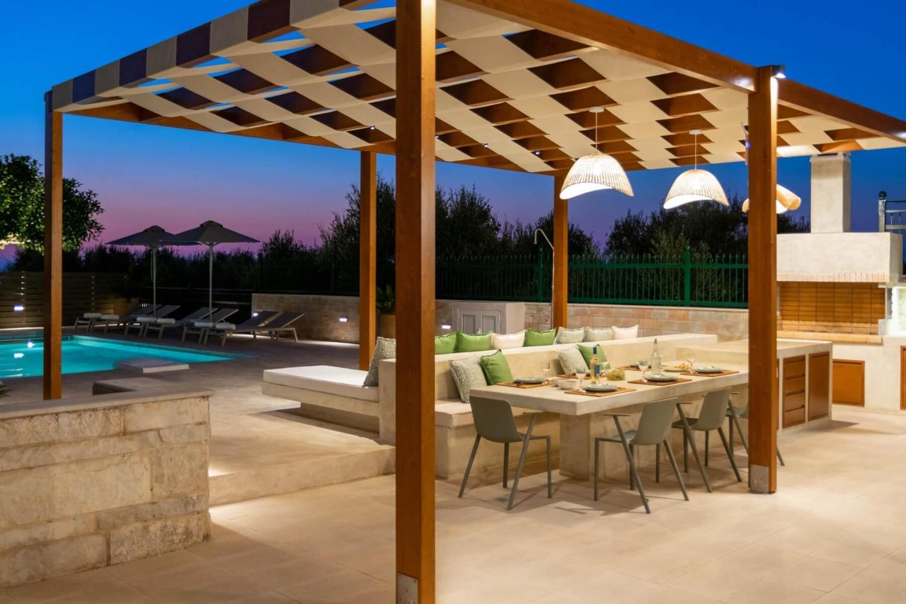 Estella Villa with Pool, Children Area, BBQ&Magnificent Views! Astérion Esterno foto