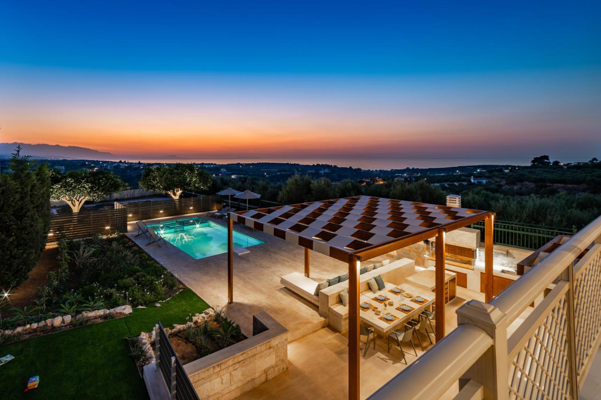 Estella Villa with Pool, Children Area, BBQ&Magnificent Views! Astérion Esterno foto